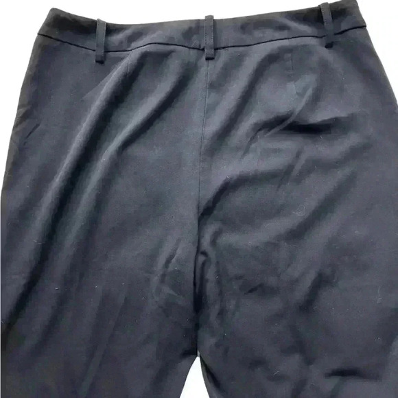 Sandro Wide Leg Cropped Black Trouser Pants - Picture 5 of 6